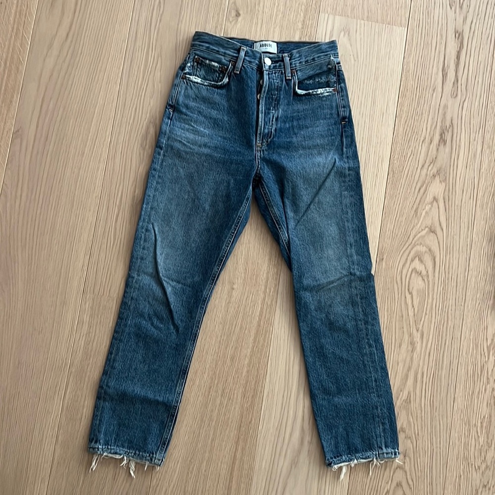 AGOLDE high waist ankle crop 24